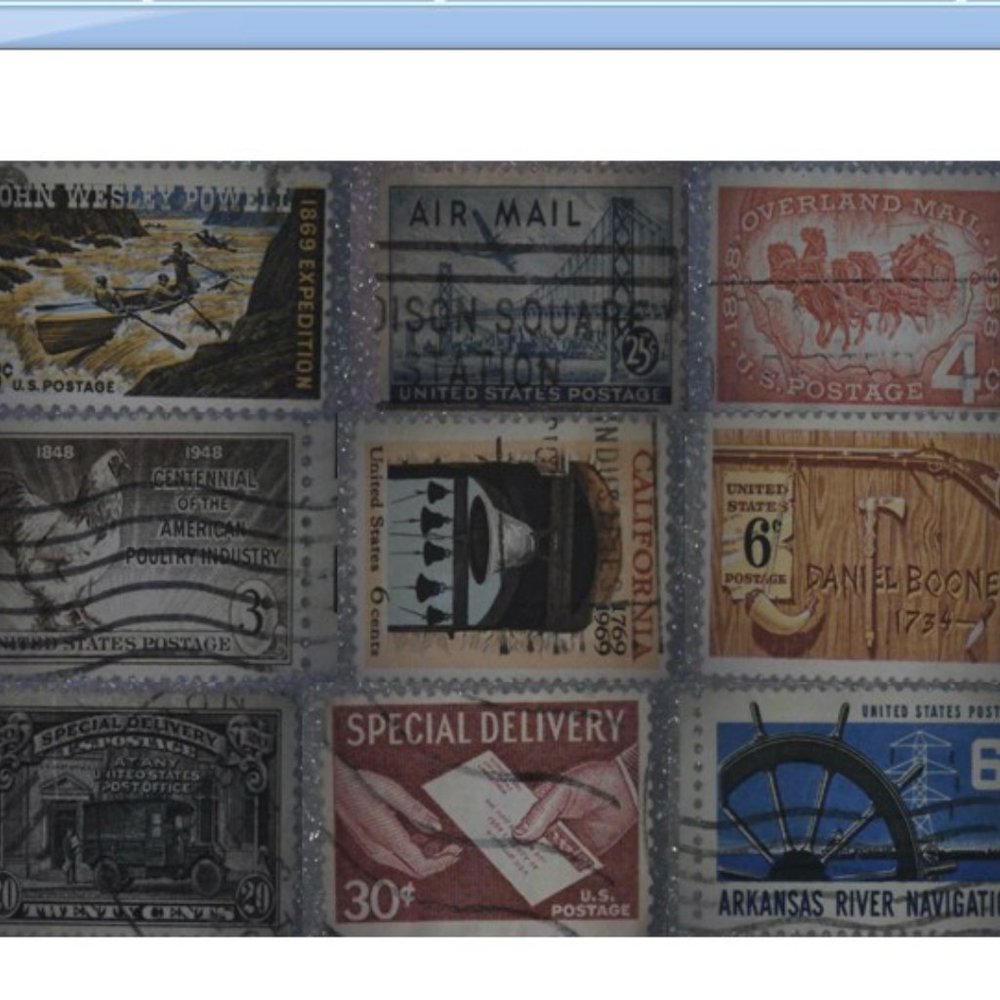 Stamps Vintage Usps Mail Lot of 9 USA. Stamps Collectible very good condition